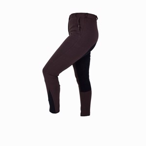 AB Damenhose mit Lederrückenauslass
