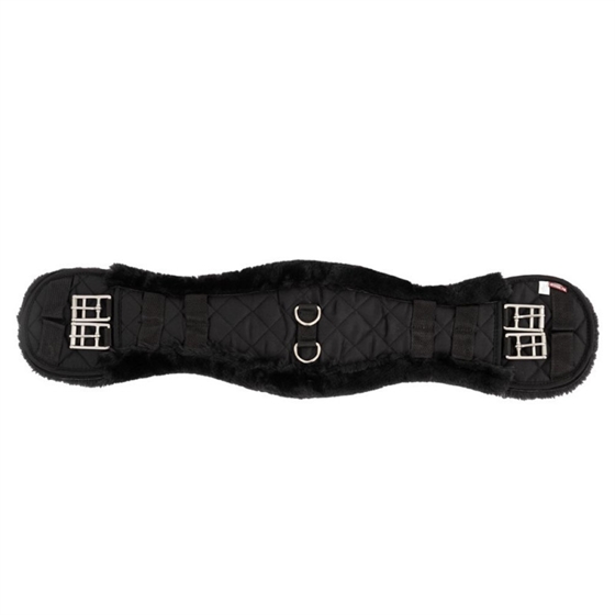 Premiere Dressurgurt Synthetisches Lammfell Black/black