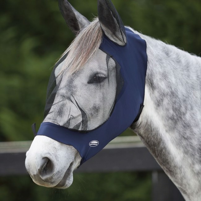 Weatherbeeta fliegenschutz Deluxe Stetch Eye Saver mit Ohren und Loch für Kopfbedeckung