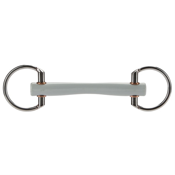 Beris Olivenkopf Stangengebiss  Mullen Mouth 6 cm Ringe 18mm 