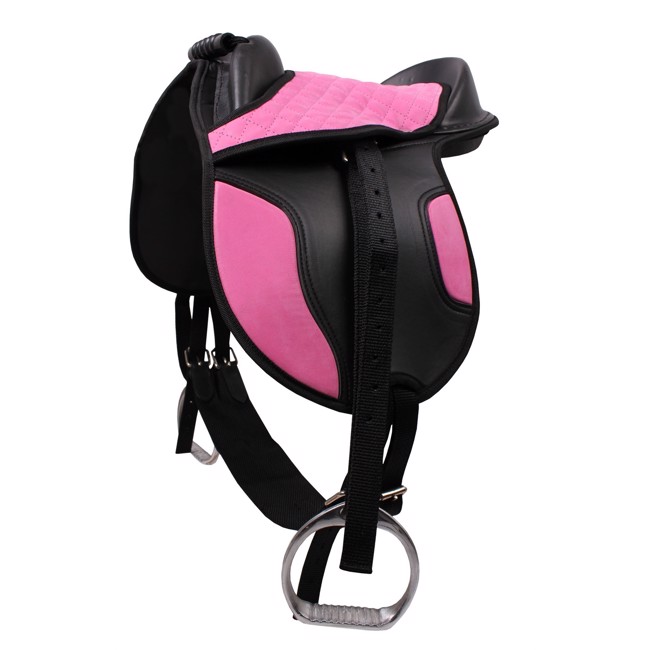 QHP Shetter sattel pink