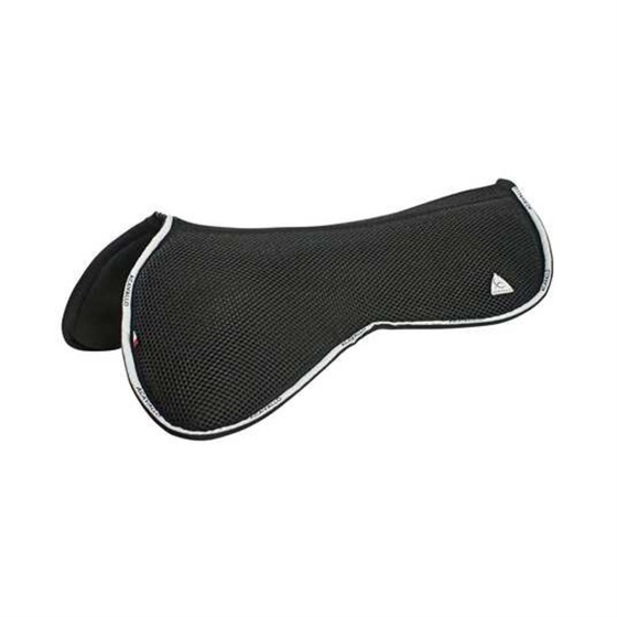 Acavallo Widerristfreies Double Face 3D Spacer/Micro-Pile & Memory Foam Half Pad für engen Kontakt