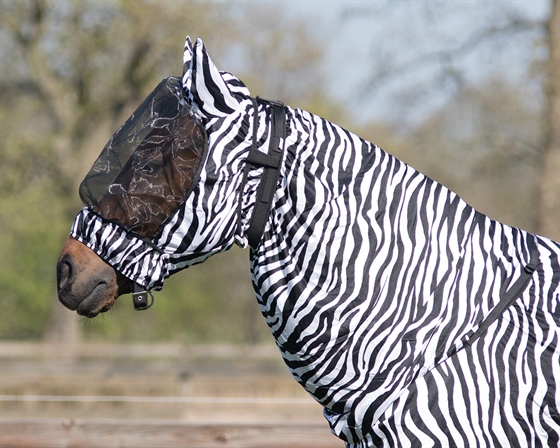 QHP Exema-Maske mit Zebra-Streifen