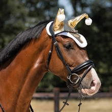 QHP Weihnachtsmütze Gold