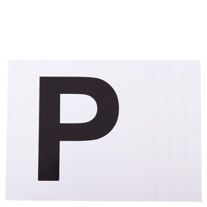 Premiere Buchstabenaufkleber R-V-P-S