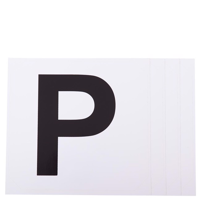 Premiere Buchstabenaufkleber R-V-P-S