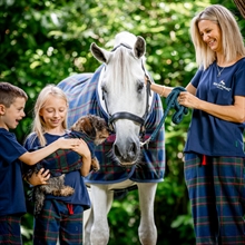 Horseware Rhino Check Fleece Pferdedecken Pony