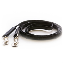 Eques Anti-slip Zügel mit Stoppern und Karabinerhaken