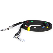 Eques Anti-slip Zügel mit Farbigen Stoppern