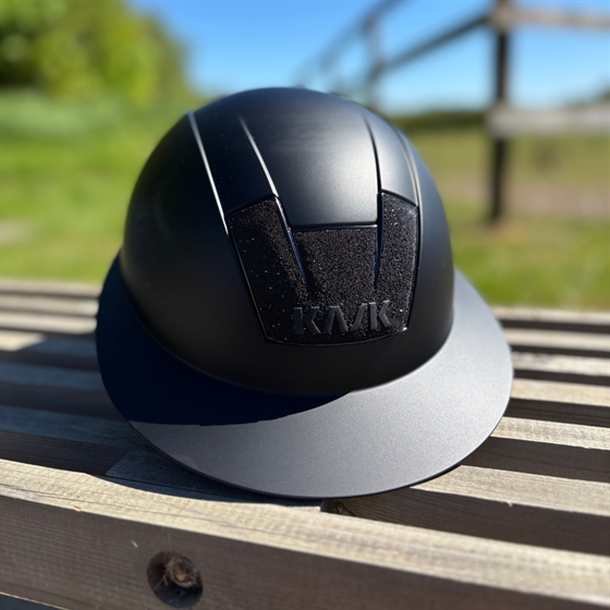 KASK Kooki Lady Reithelm Black Matt mit Swarovski 
