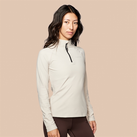 C\'Mon Damen Langarmbluse 1/4-Reißverschluss 