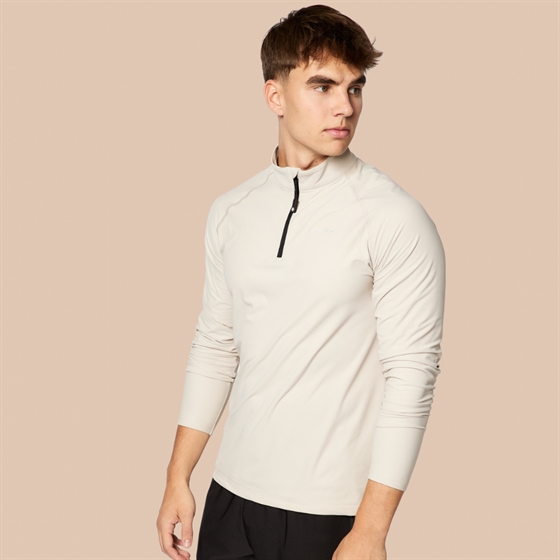 C\'Mon Herren Langarmbluse 1/4-Reißverschluss mit Reflektoren