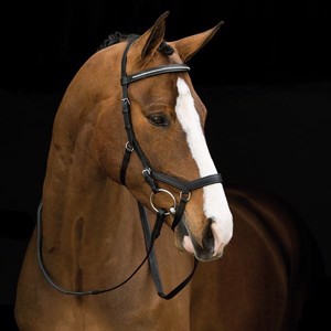 Horseware trensen Rambo Micklem Wettbewerb Diamond English Leder ohne Zügel