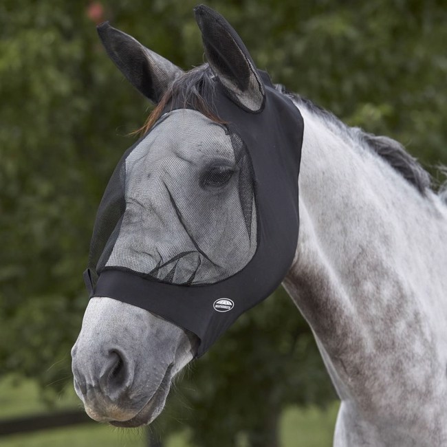 Weatherbeeta fliegenschutz Deluxe Stetch Eye Saver mit Ohren und Loch für Kopfbedeckung