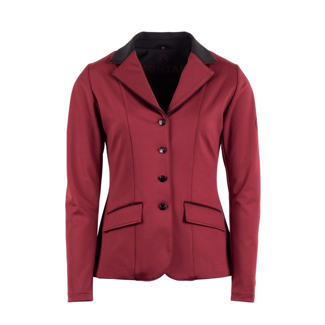Montar Kirschrote Rohr-Rennjacke 