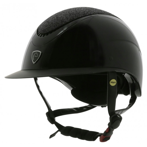 Equitheme Wings MIPS Reithelm Black Shine Glitter