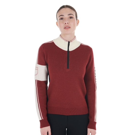 Equestro High Neck Strickpullover