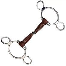 Metalab Continental Gag Pinchless Leder 2-Ring-Biss 