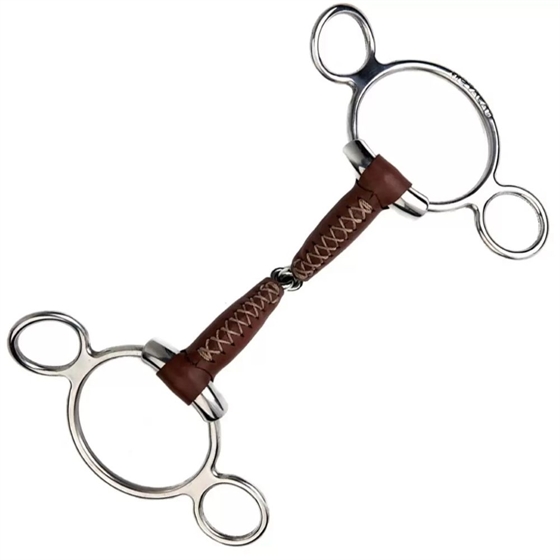Metalab Continental Gag Pinchless Leder 2-Ring-Biss 