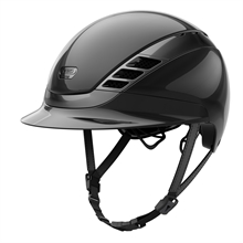 ABUS Pikeur AirLuxe Chrome Reithelm mit normalem Schirm