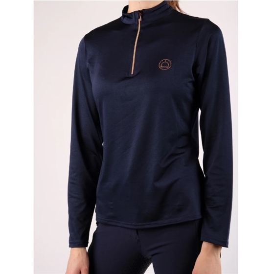 Montar Everly Rosegold langärmelige Junior-Bluse 