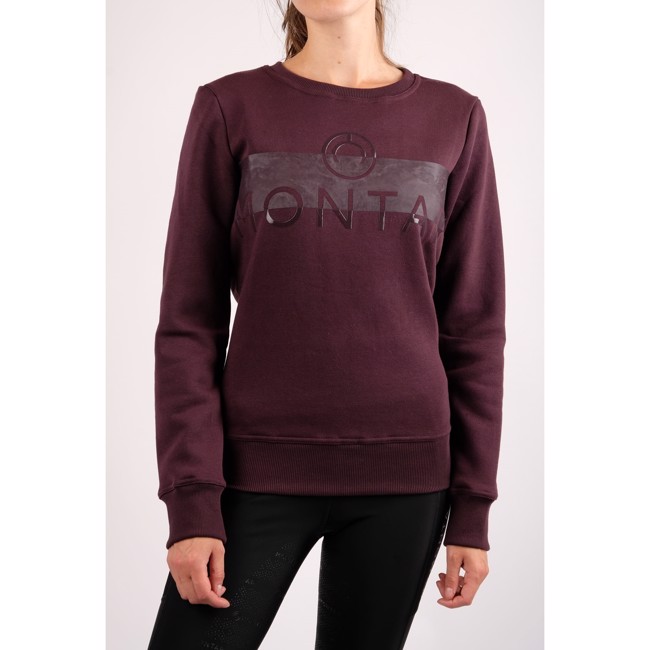 Montar Gummi-Logo-Sweatshirt Sawyer 